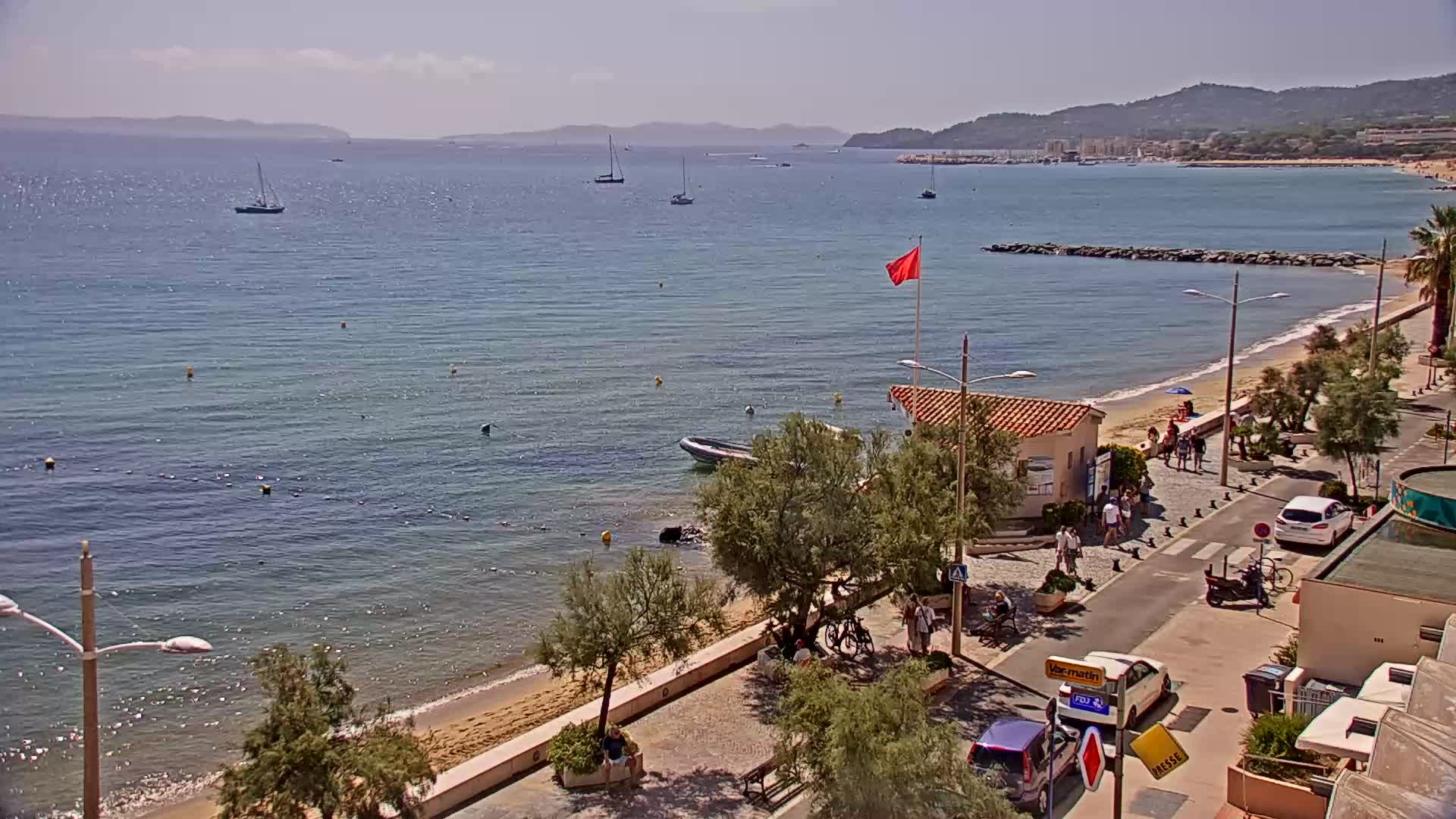 Webcam Le Lavandou: Front de mer