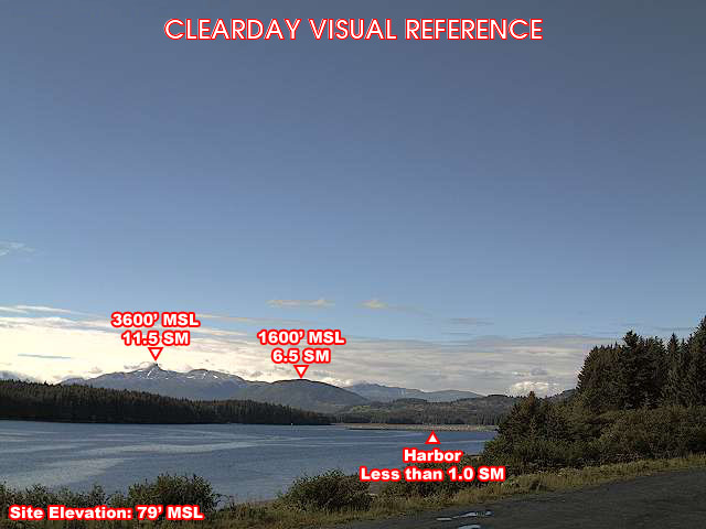 Webcam Port Lions, Alaska: Port Lions Airfield, View in SouthWestern Direction