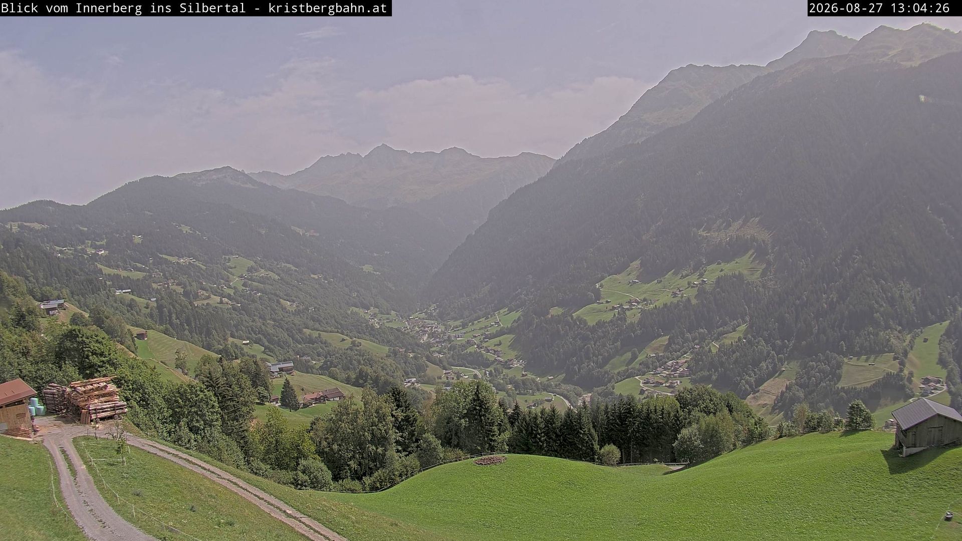 Innerberg: Blick von - ins Silbertal