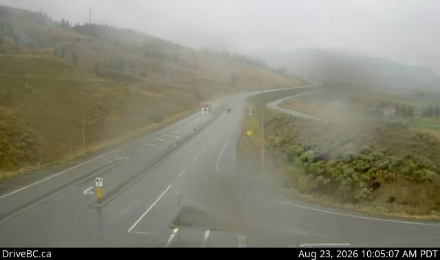 Kamloops › West: Hwy 1 at Holloway Drive, near Savona, looking west