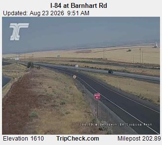 Pendleton: I-84 at Barnhart Rd
