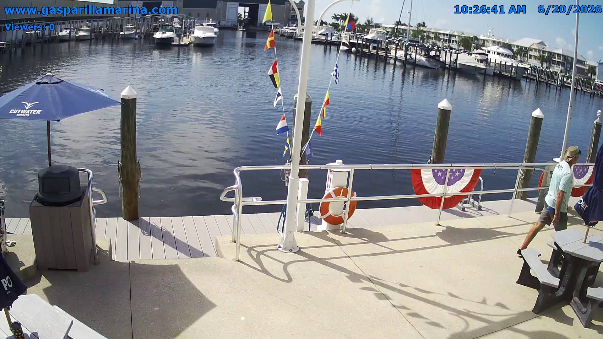 Gasparilla: Marina Webcam - Placida, Port Charlotte