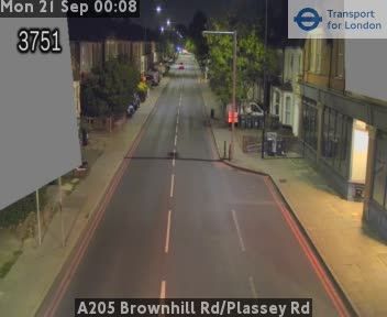 London: A205 Brownhill Rd/Plassey Rd