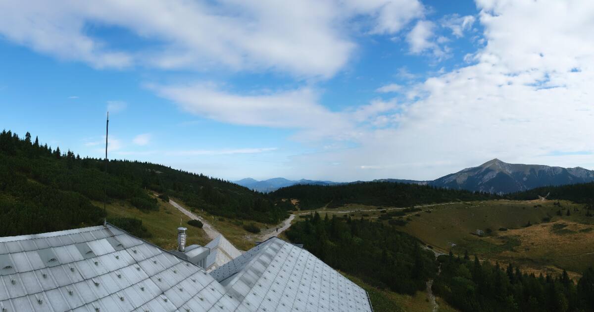 Webcam Kleinau: PANOMAX Raxalpe - Ottohaus