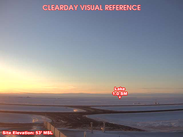 Webcam Deadhorse, Alaska: Deadhorse Airfield (PASC), View in Southern Direction