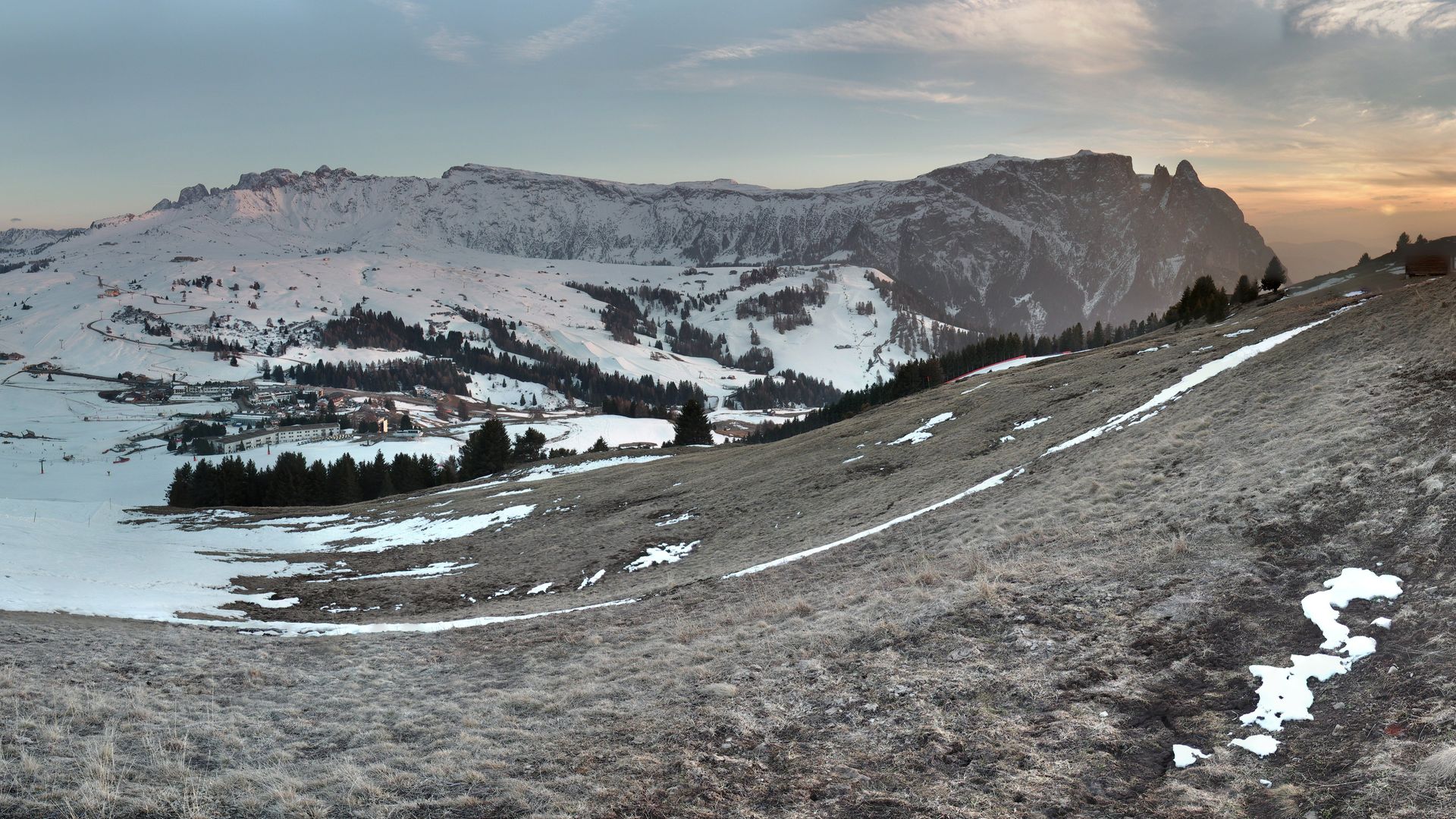 Seis am Schlern - Siusi allo Sciliar: Seiser Alm - Panoramakamera