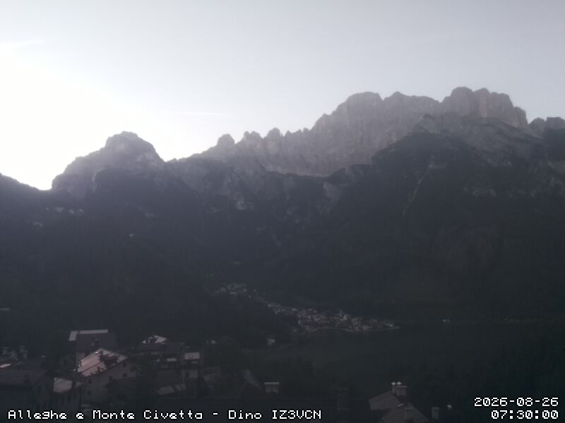 Alleghe: e monte Civetta