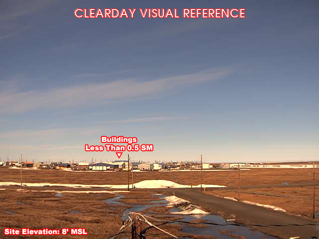 Webcam Point Lay, Alaska: Point Lay Airfield (PPIZ), View in Northern Direction