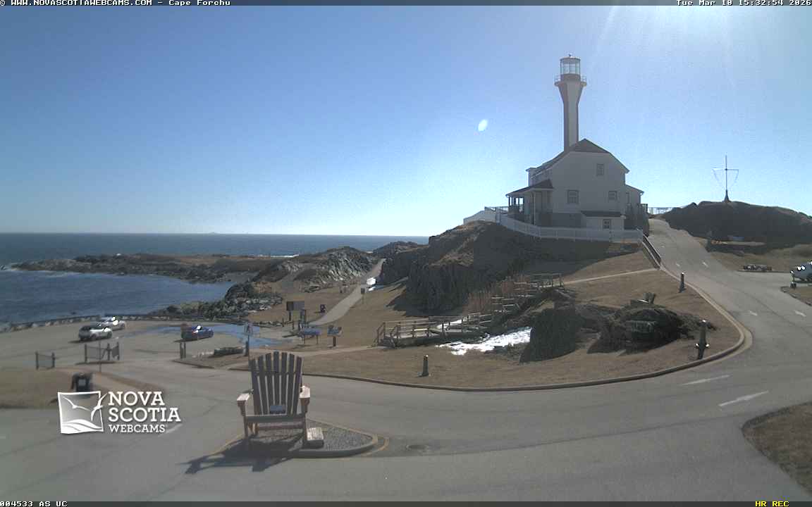 Webcam Cape Forchu: Cape Forchu Lightstation