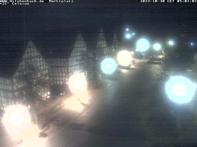 Hilchenbach: Markt, Blick vom Rathaus