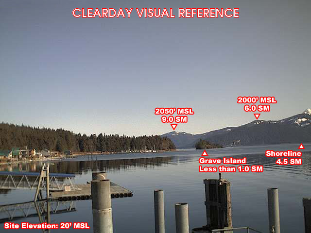 Webcam Tenakee Springs, Alaska: Tenakee Springs Airfield, View in Eastern Direction