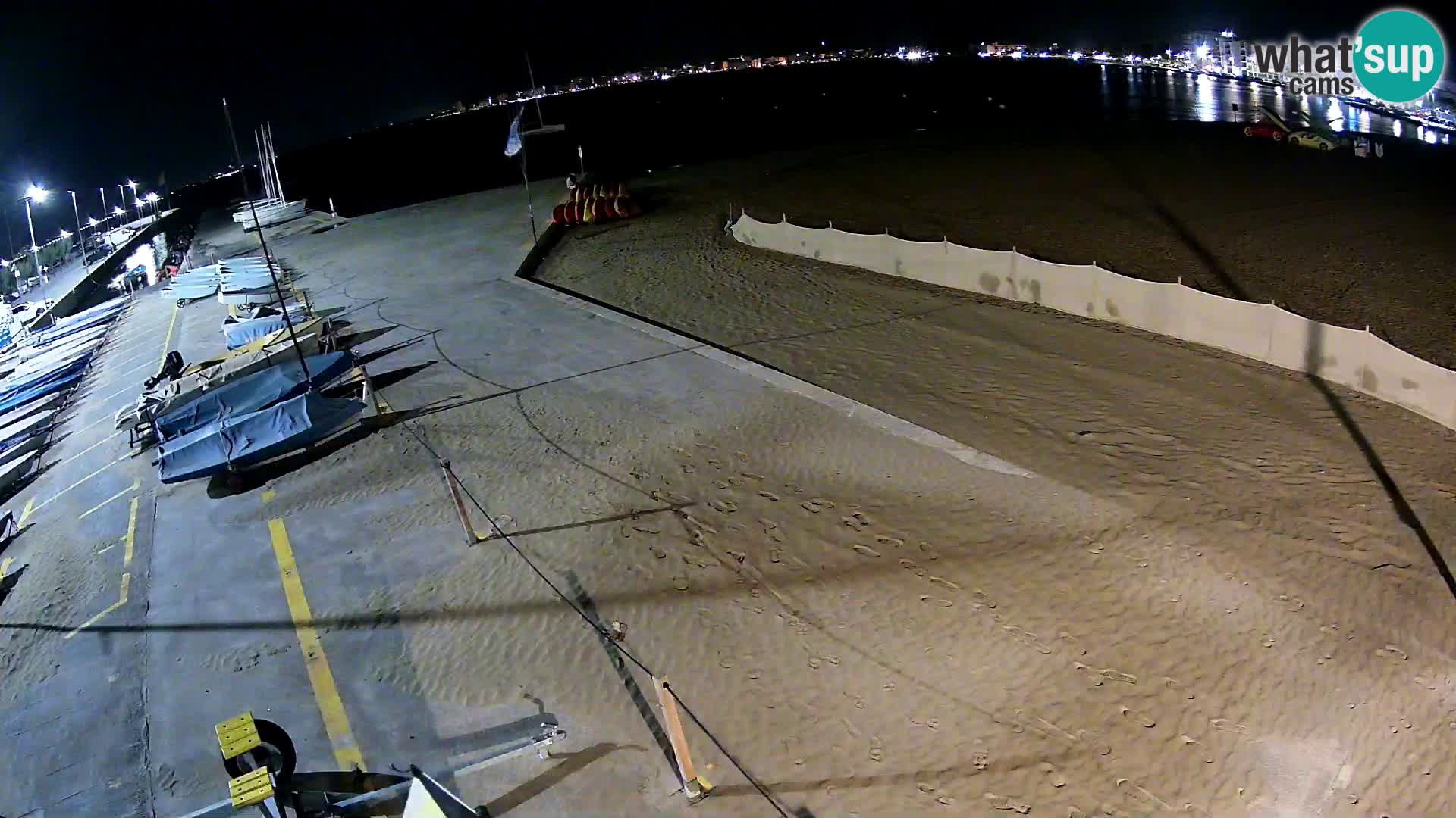 Webcam Roses, Costa Brava: Port of Roses - La Perola Beach