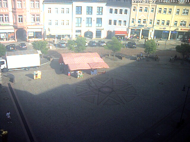 Webcam Mittweida: Mittweida Market Square