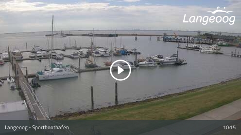 Webcam Langeoog: Sportboothafen Langeoog