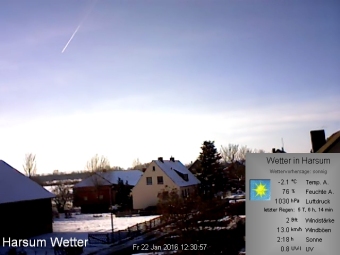 Webcam Harsum: View in Western Direction