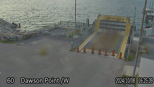 Frontenac Islands: Wolfe Island Ferry - Dawson Point Terminal (Winter)