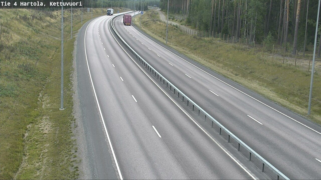 Hartola: Tie - Kettuvuori - Tie 4 Jyväskylään