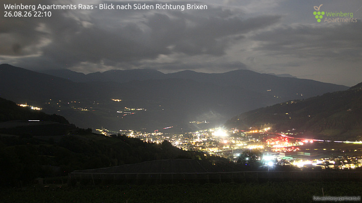 Webcam Natz-Schabs: View from Raas towards Brixen