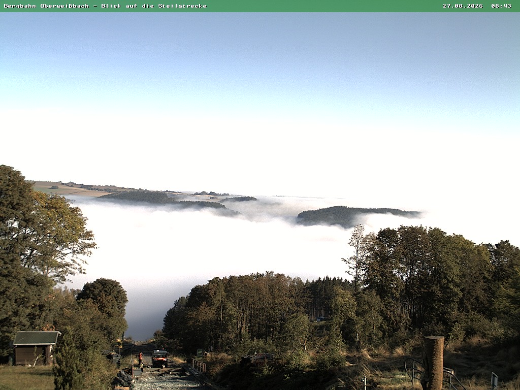 Webcam Oberweißbach: View of the Bergbahn
