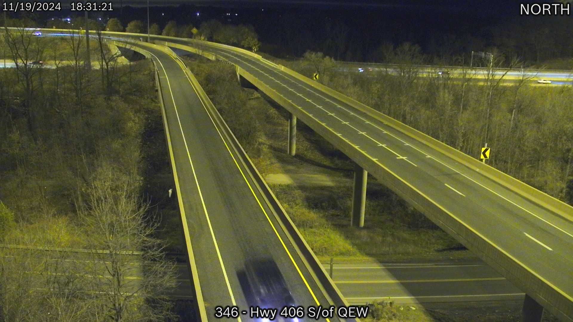 St. Catharines: 406 S/B at QEW/406