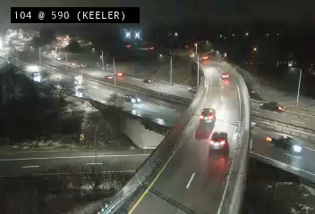 Rochester › East: NY-104 Eastbound Over NY-590