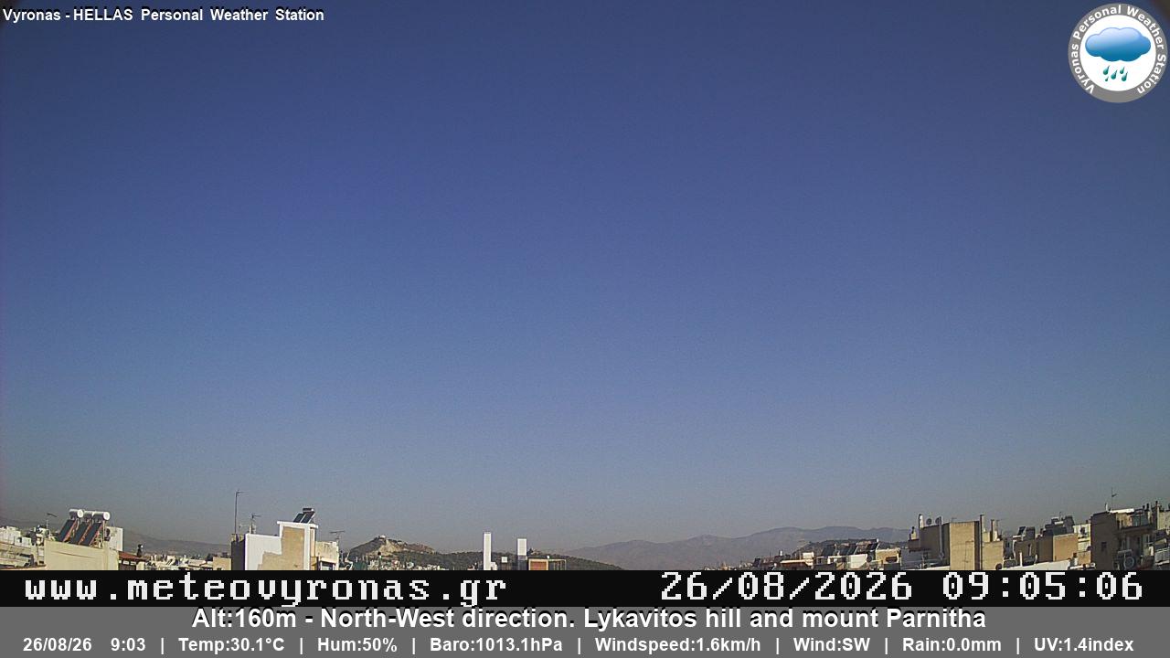 Webcam Vyronas: Skyview