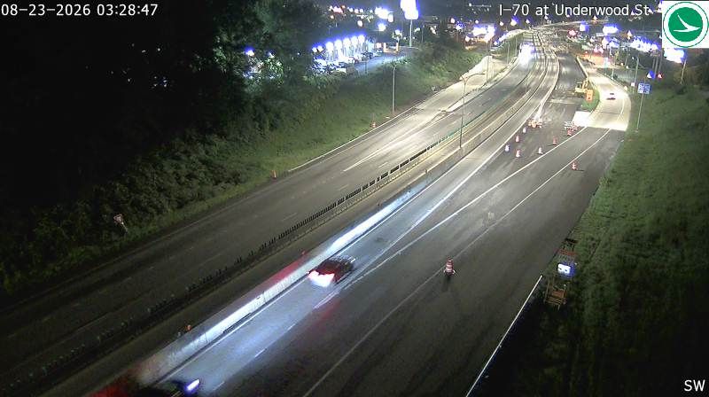 Zanesville: I-70 at Underwood St