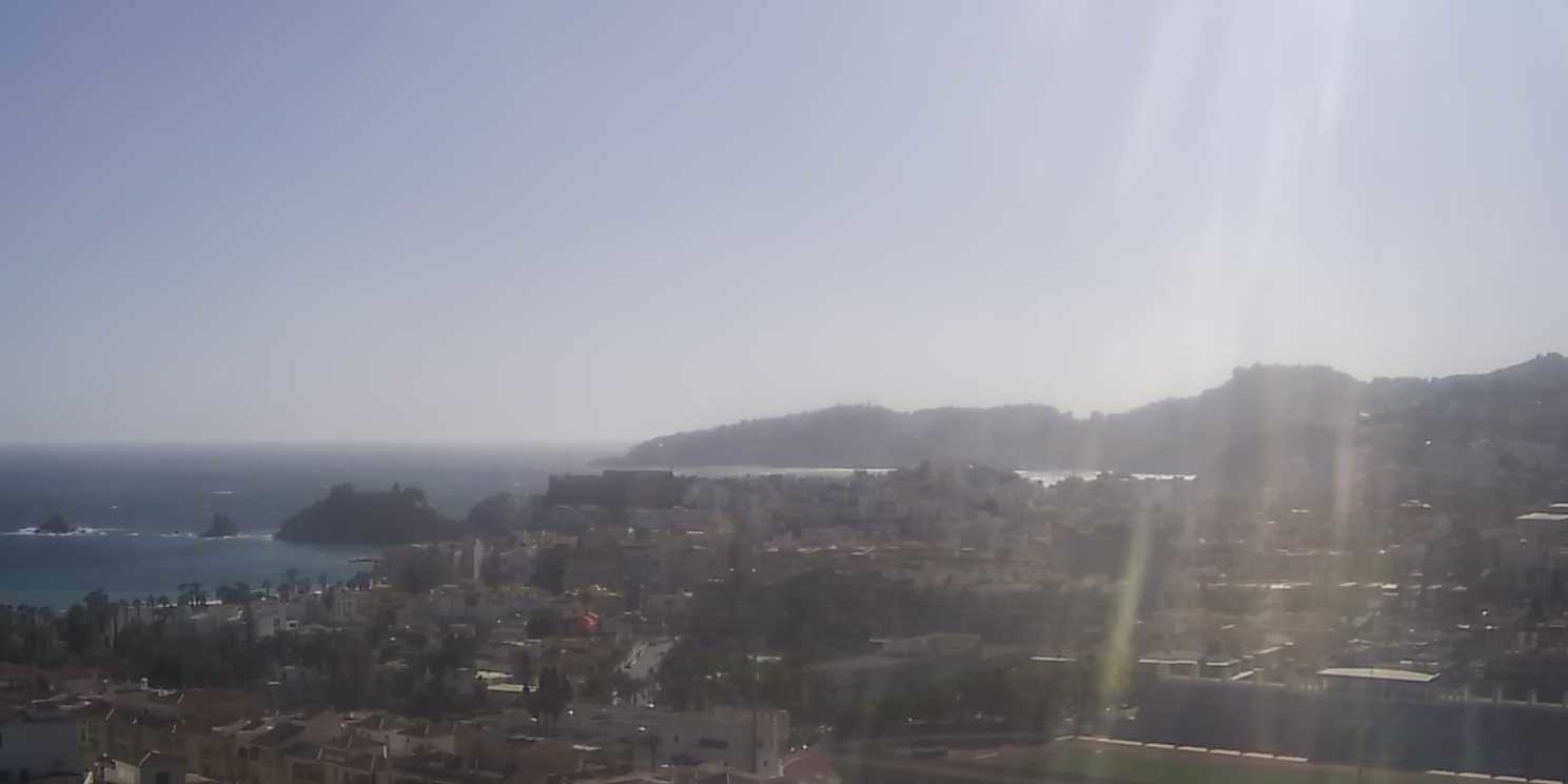 Webcam Almuñécar: Panorama over Almuñécar