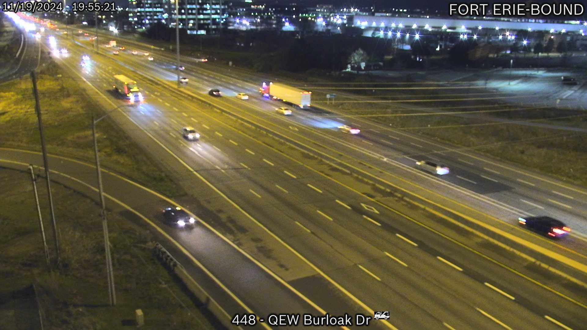 Burlington: QEW near Burloak Drive