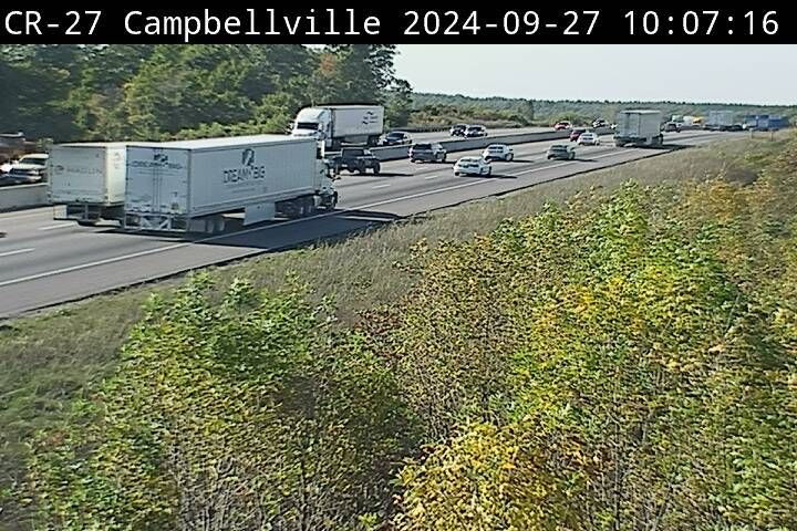 Milton: Highway 401 west of Appleby Line