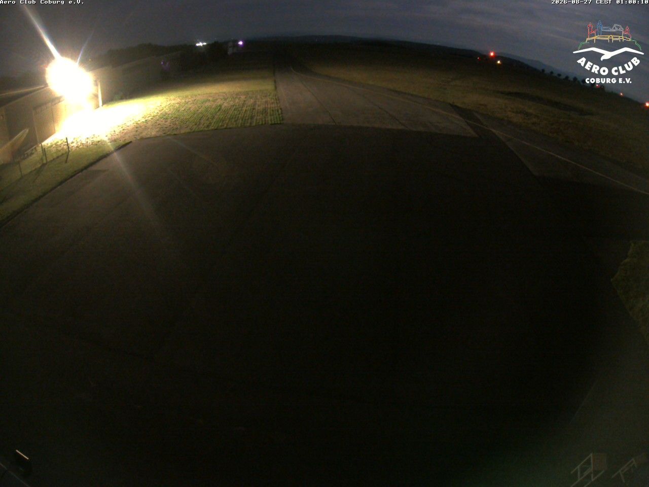 Neustadt bei Coburg: Flugplatz Coburg EDQC - Vorfeld