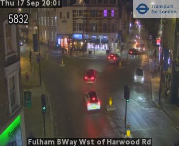 London: Fulham BWay Wst of Harwood Rd