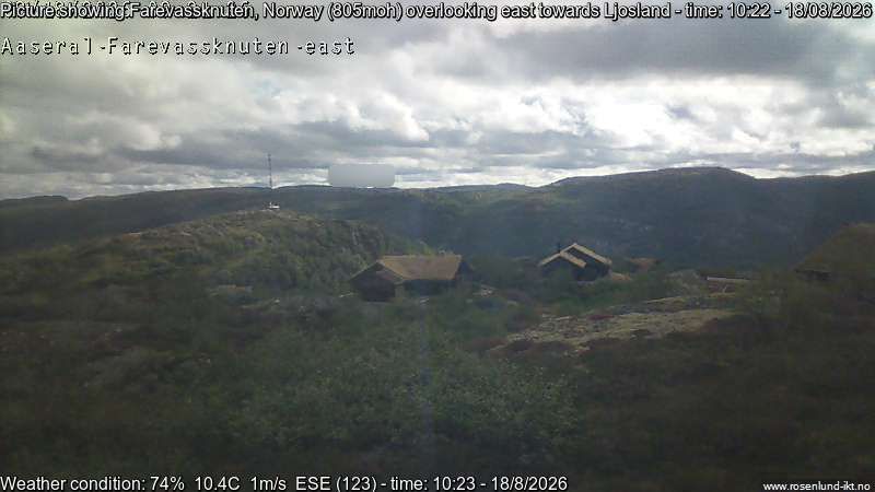 Ljosland › South-East: Farevassknuten, Åseral