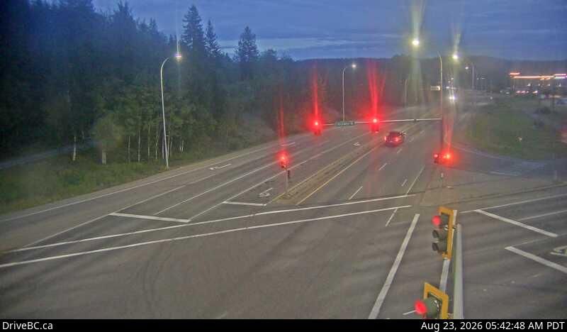 Prince George › East: Hwy 97 at Hwy 16 in - looking southbound on Hwy