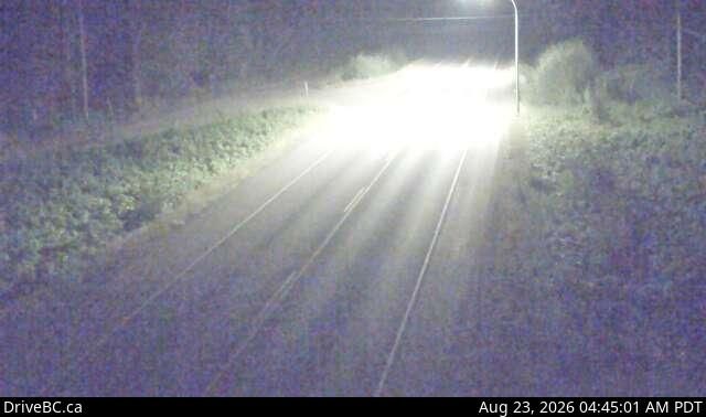 Gitaus › East: Hwy 16 near Chimdemash Creek, about 22 km east of Hwy 16 and Hwy 37 Junction in Terrace looking north east