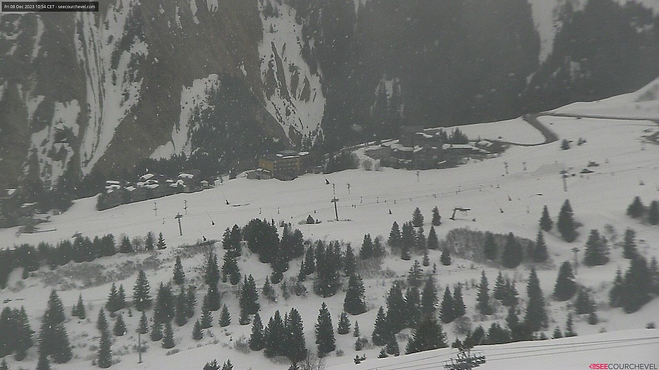 Webcam Courchevel: Pralong Pistes, Courchevel 1850