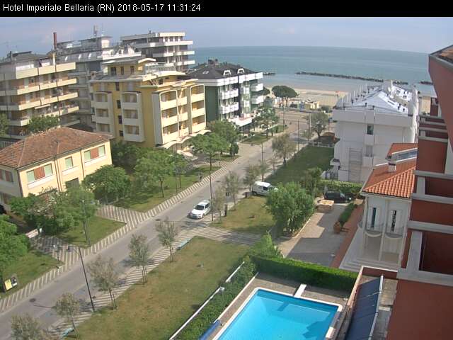 Webcam Bellaria-Igea Marina: View from the Hotel Imperiale