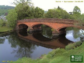 Webcam Callander: River Teith at Callander