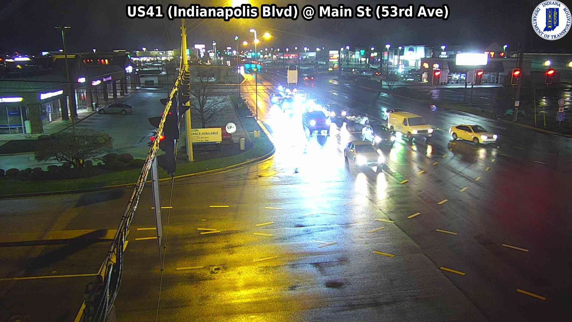 Schererville: SIGNAL: US41 (Indianapolis Blvd) @ Main St (53rd Ave