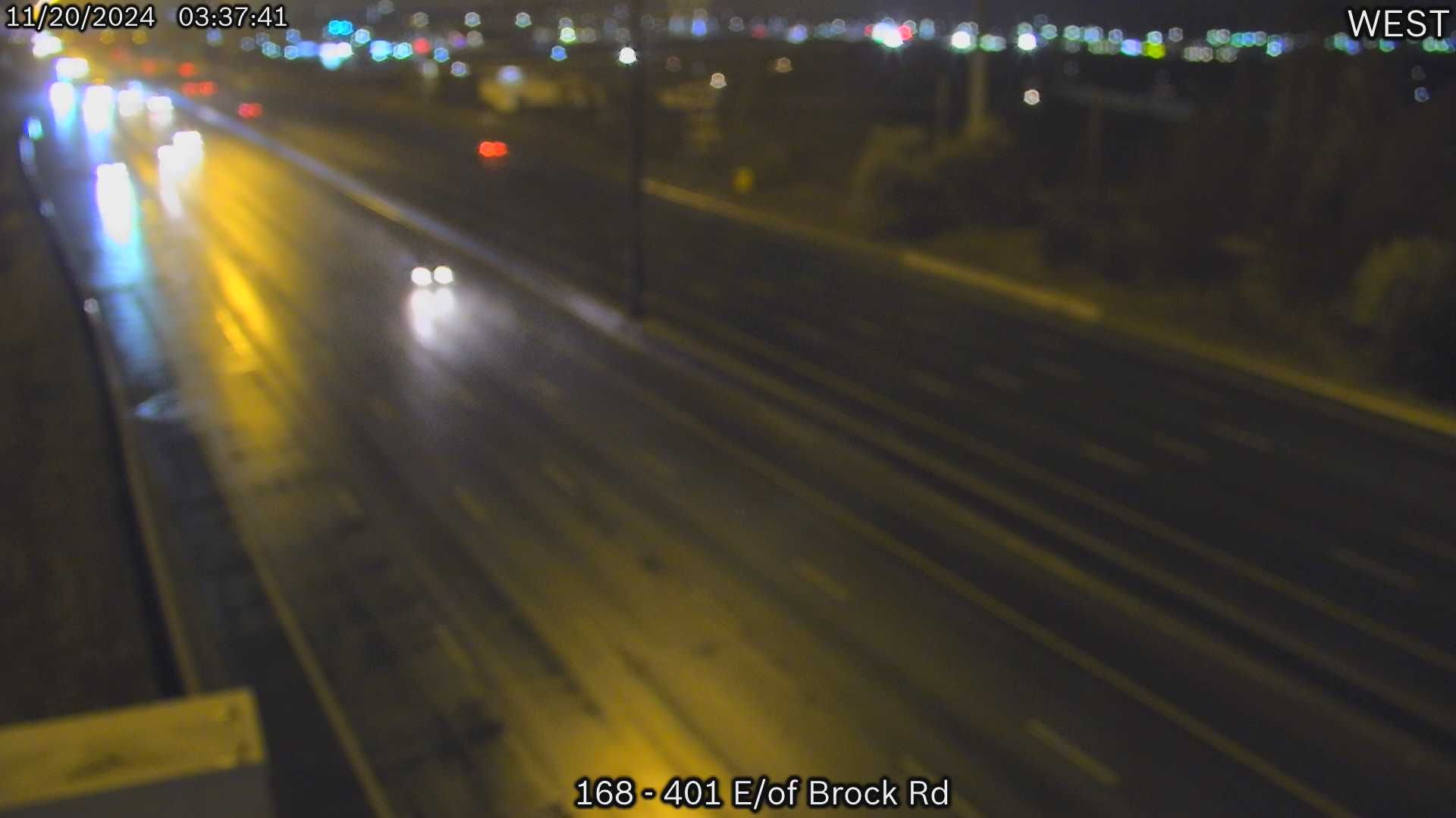 Pickering: Highway 401 east of Brock Road