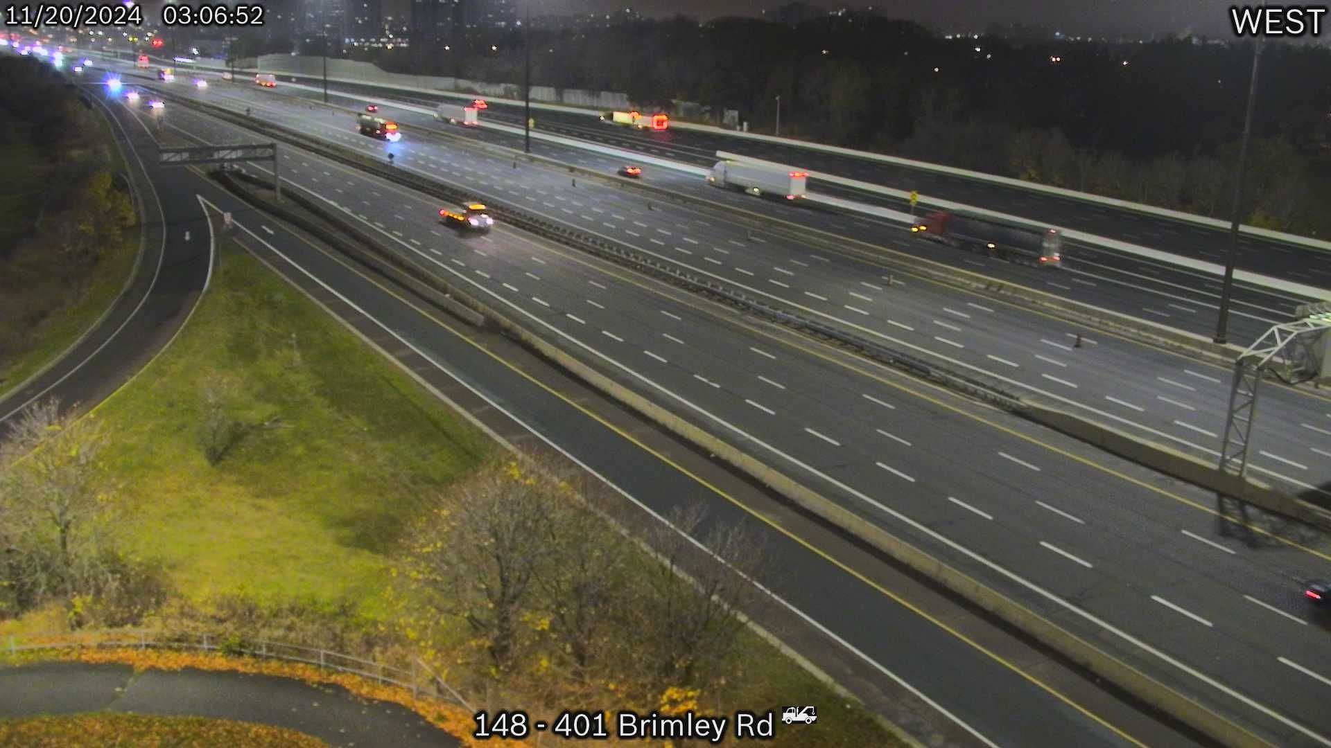 Scarborough: Highway 401 near Brimley Road