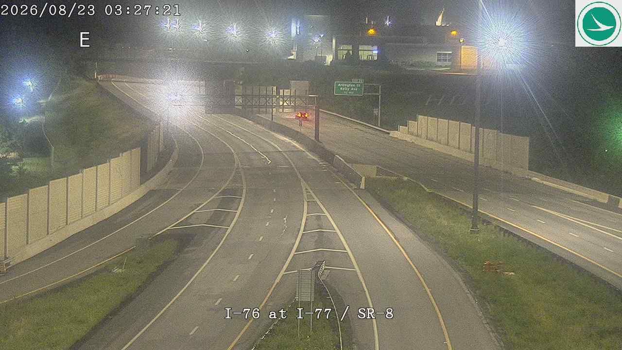 Akron: I-76 at I-77 - SR-8