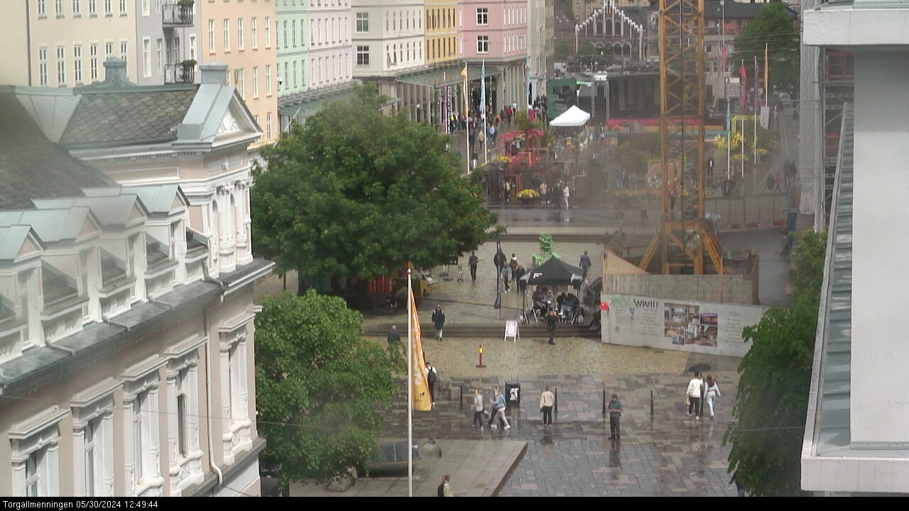 Webcam Bergen: Torgallmenningen