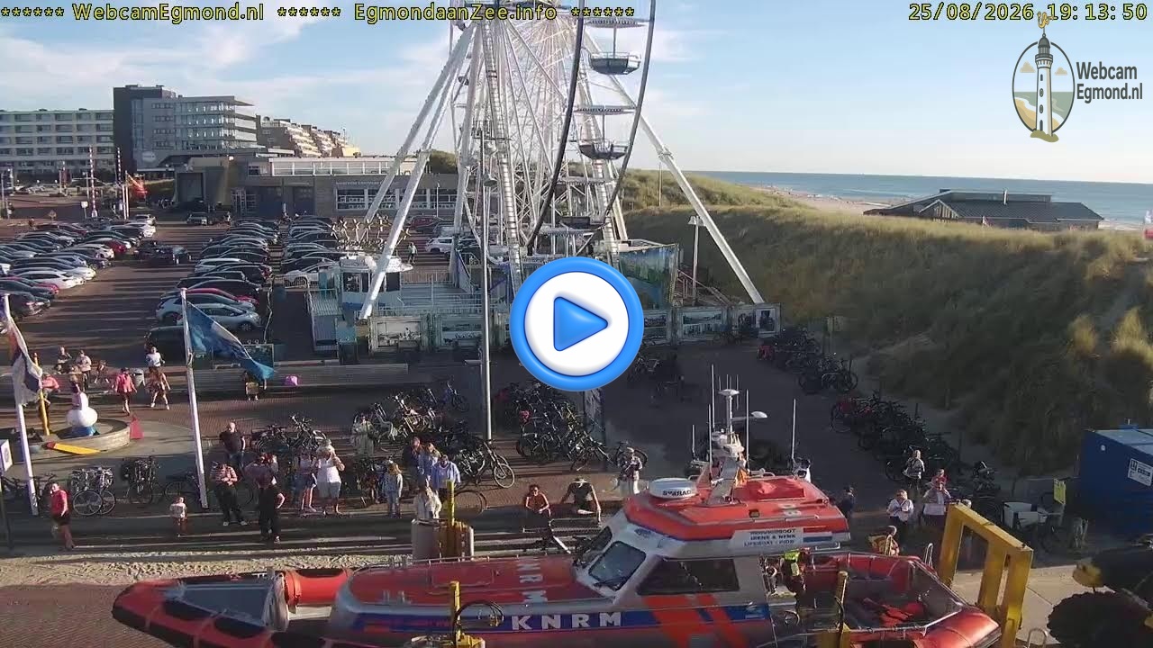 Webcam Egmond aan Zee: Livestream Beach Egmond aan Zee