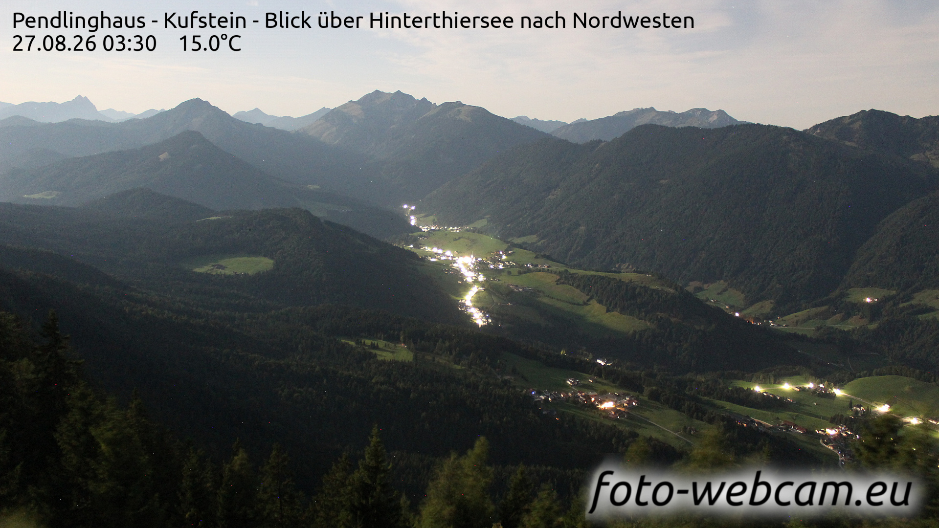 Webcam Kufstein: HD Panorama from the Pendlinghaus