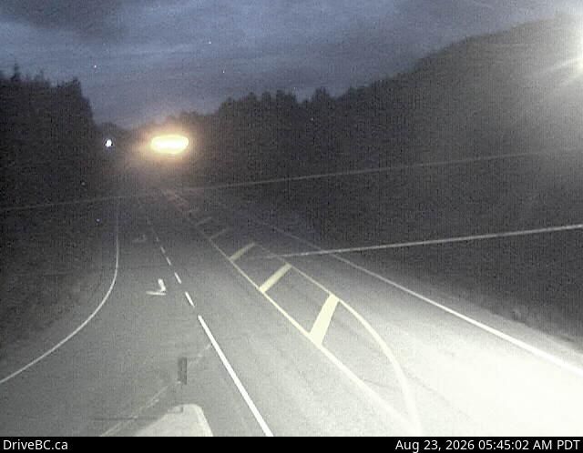 Kitimat › North: Hwy 37 at Oolichan Avenue, 5 km north of - looking North