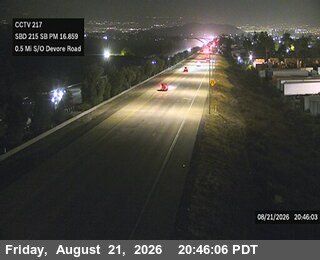 Devore › South: I-215 : (217) 0.5 Mi South of