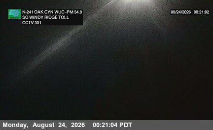 Villa Park › North: SR-241 : Oak 2000 Meters South of Windy Ridge Toll Plaza