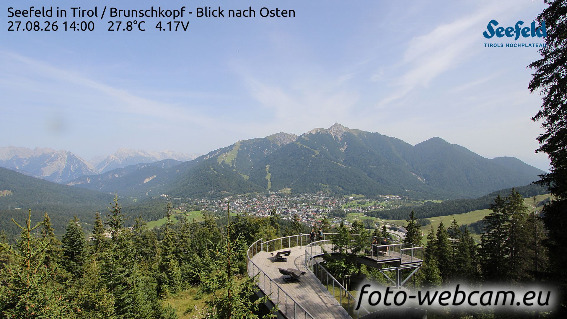 Seefeld in Tirol: Seefeld in - Brunschkopf - Blick nach Osten