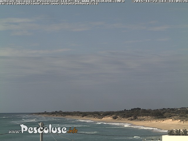 Webcam Pescoluse: Beach of Pescoluse nel Salento